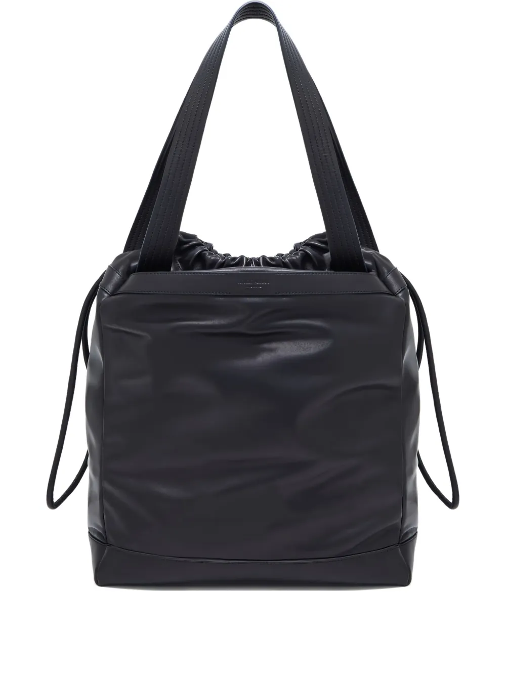 Giorgio Armani drawstring leather tote bag | negro | Image 1