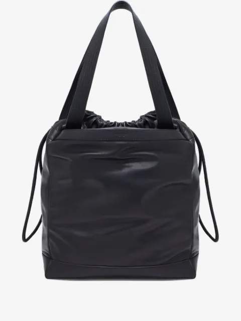 Giorgio Armani drawstring leather tote bag