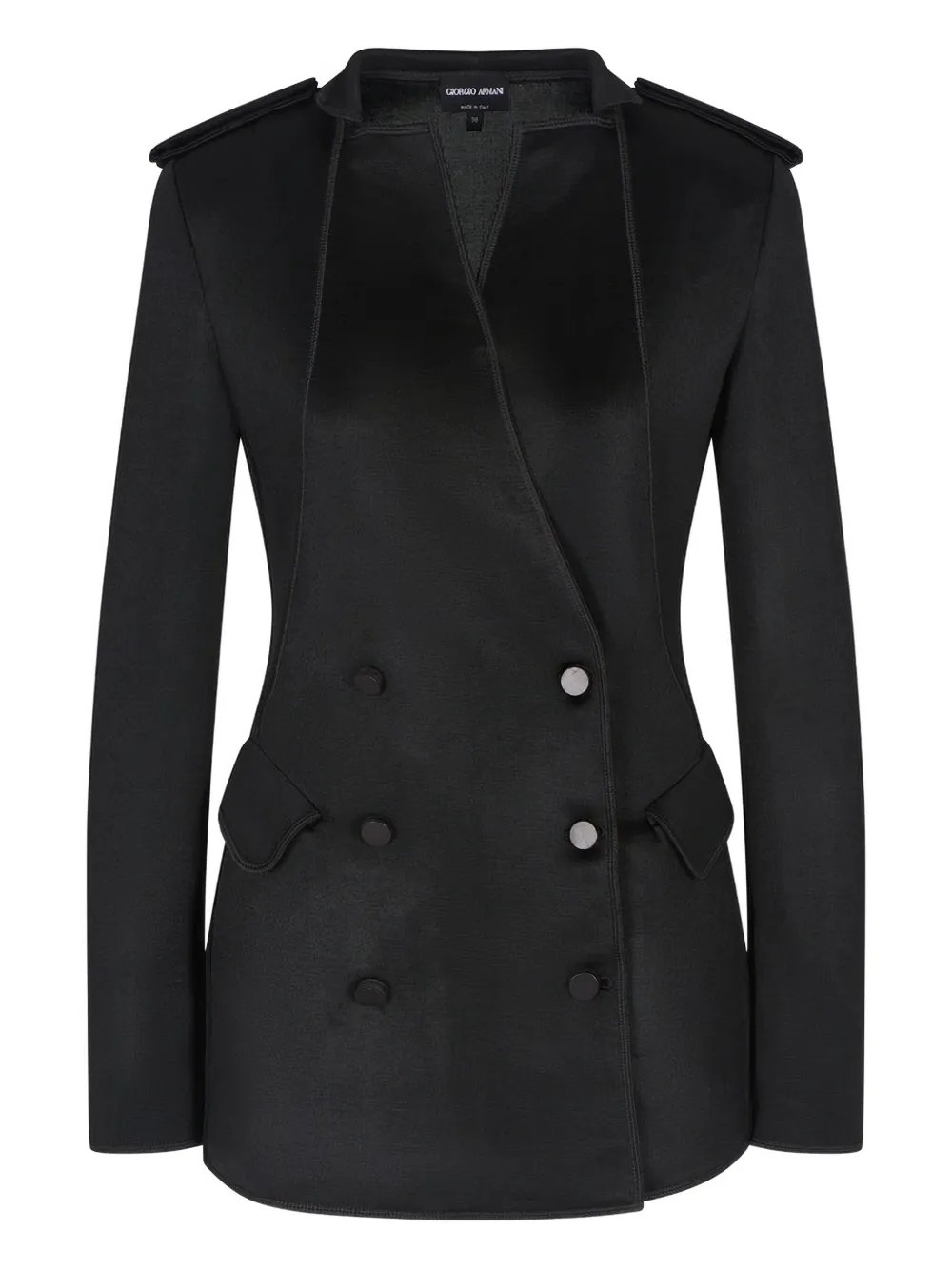 Giorgio Armani chamarra con doble botonadura | negro | Image 1