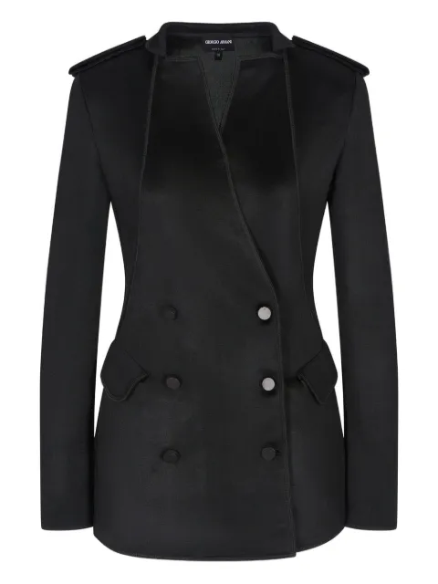 Giorgio Armani chamarra con doble botonadura