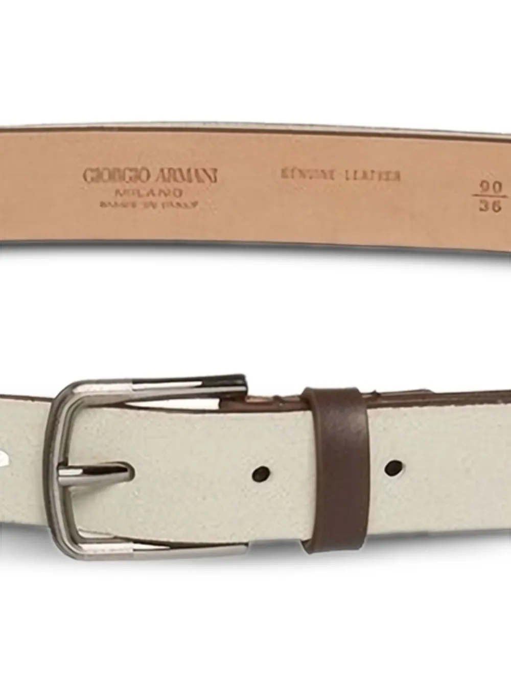 Giorgio Armani rectangular-buckle belt | Image 2