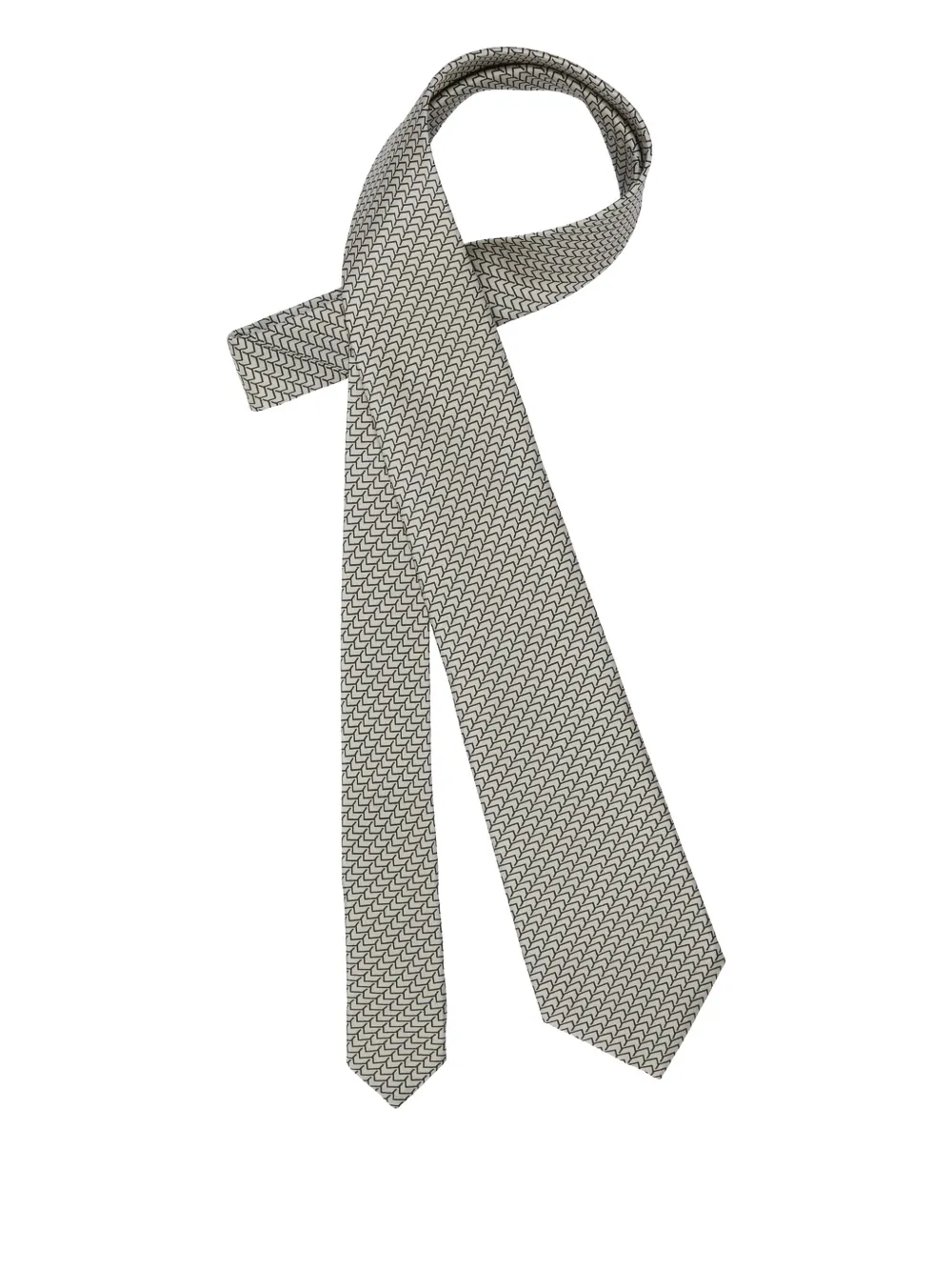Giorgio Armani patterned-detail tie | Neutrals | Image 1