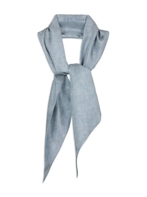 Giorgio Armani logo-detail scarf