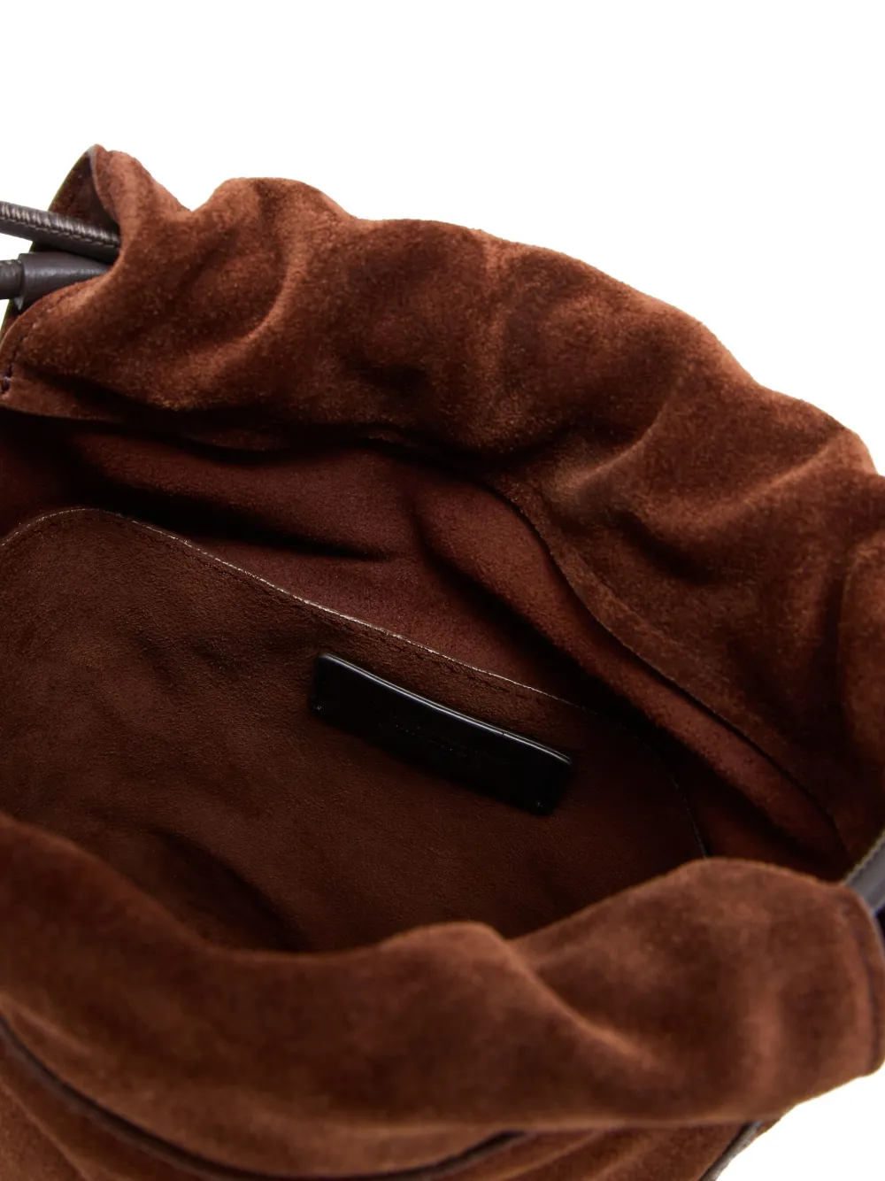 Giorgio Armani drawstring suede shoulder bag | Image 2