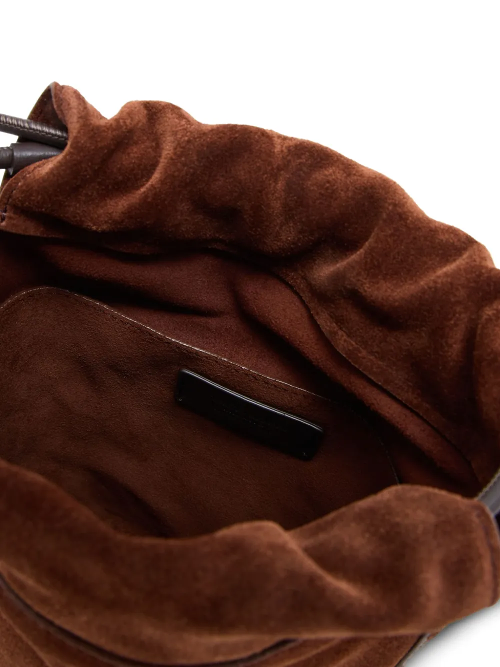 Giorgio Armani drawstring suede shoulder bag | Image 2
