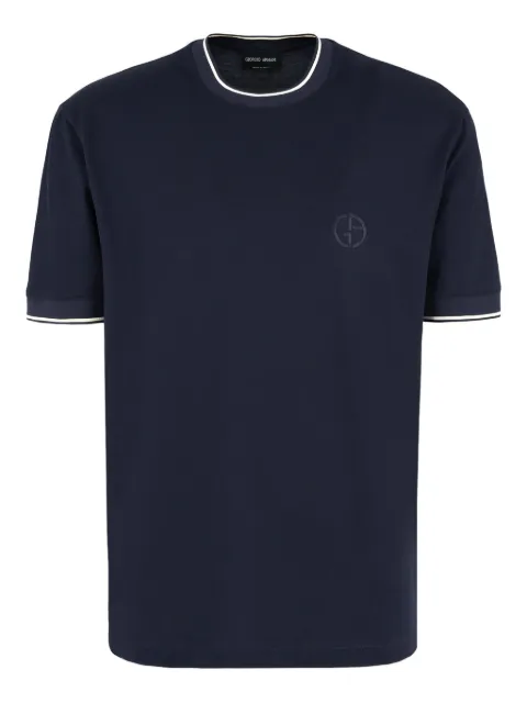 Giorgio Armani playera con logo bordado