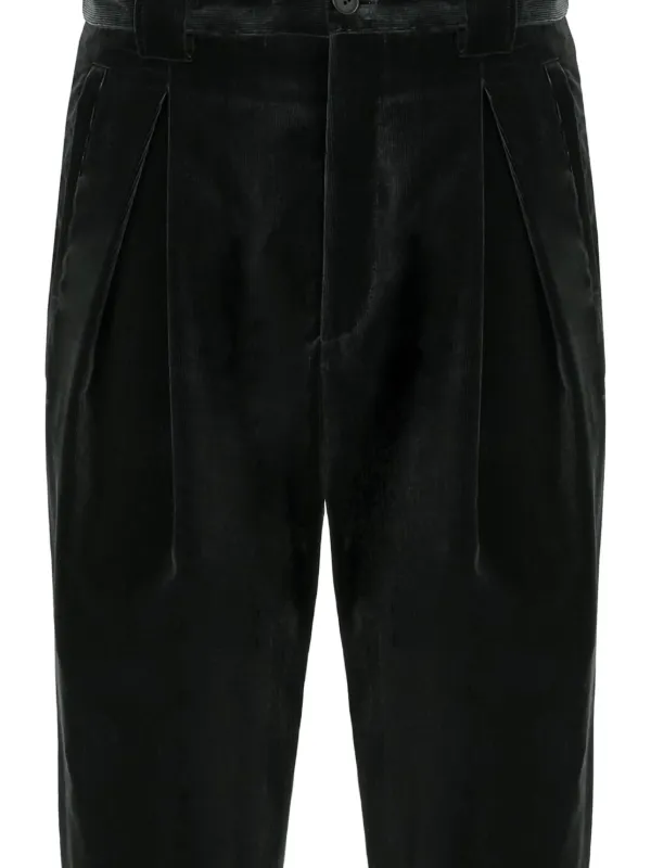 Giorgio Armani コーデュロイ パンツ | ブラック | FARFETCH JP