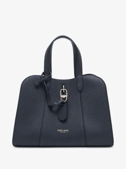 Giorgio Armani large leather tote bag