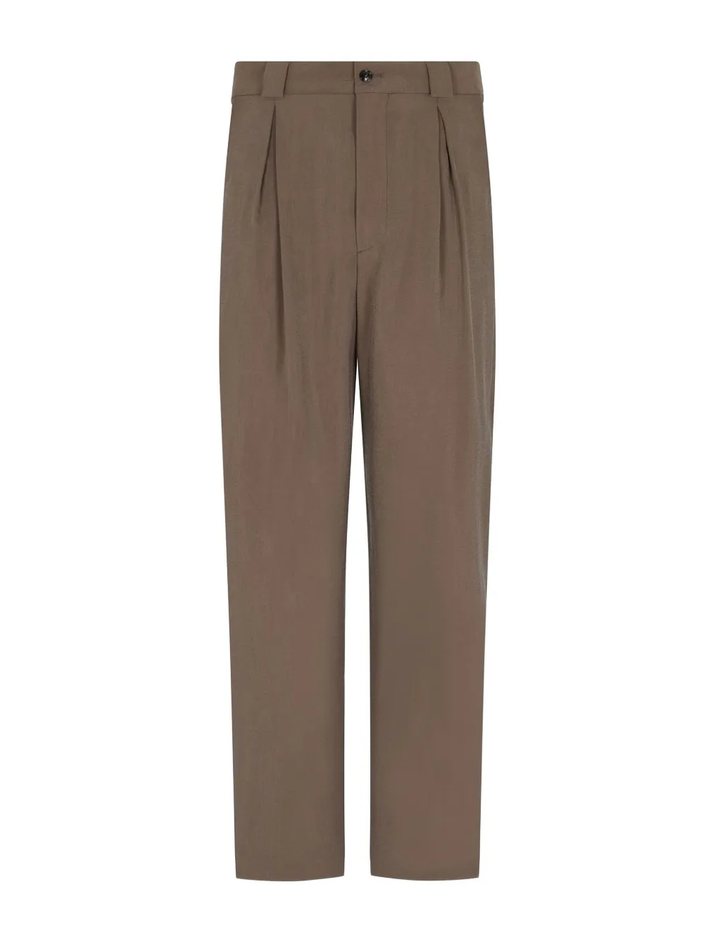 Giorgio Armani pleated trousers - Bruin