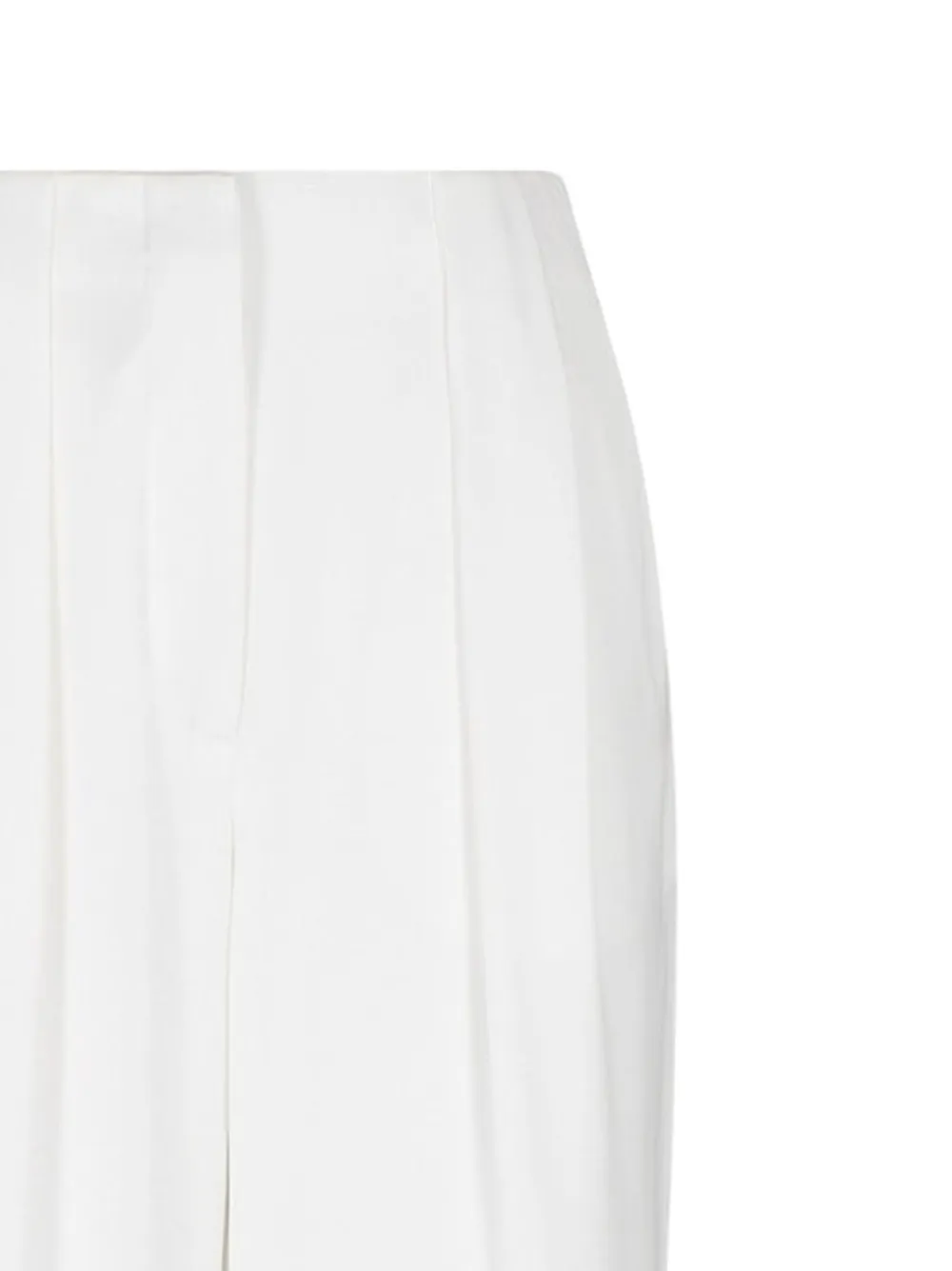 Giorgio Armani Broek met knoopsluiting - Wit