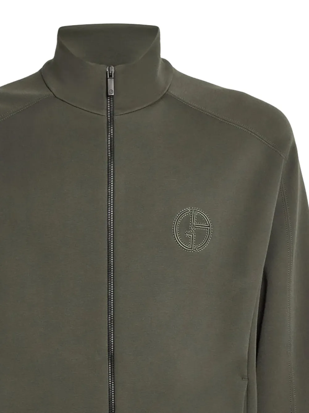 Giorgio Armani sudadera con logo bordado y cierre | Sudaderas | Image 2