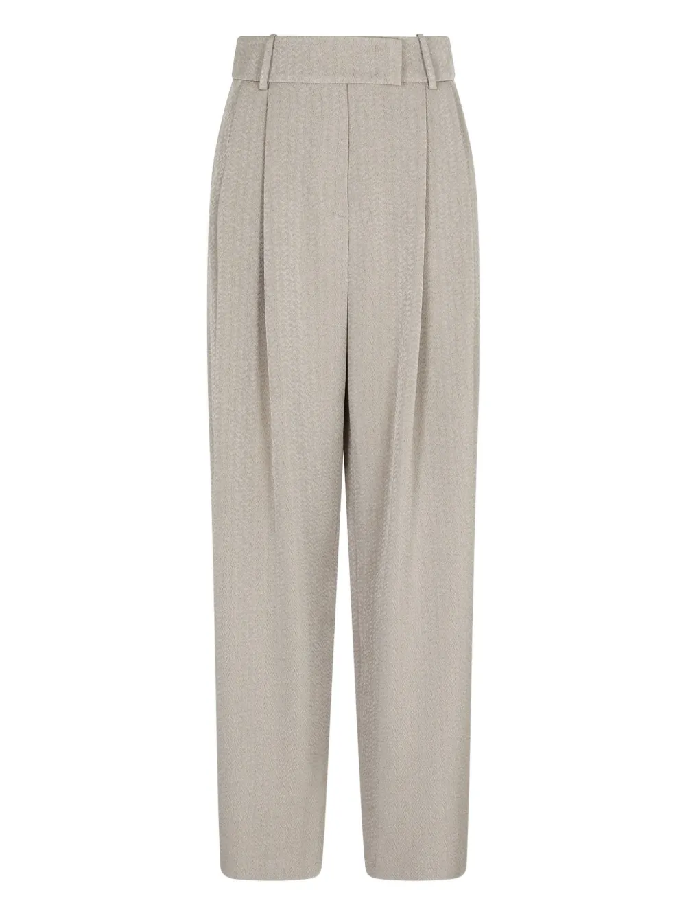 Giorgio Armani pleated-front tailored trousers | Neutrals | Image 1