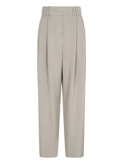 Giorgio Armani pleated-front tailored trousers