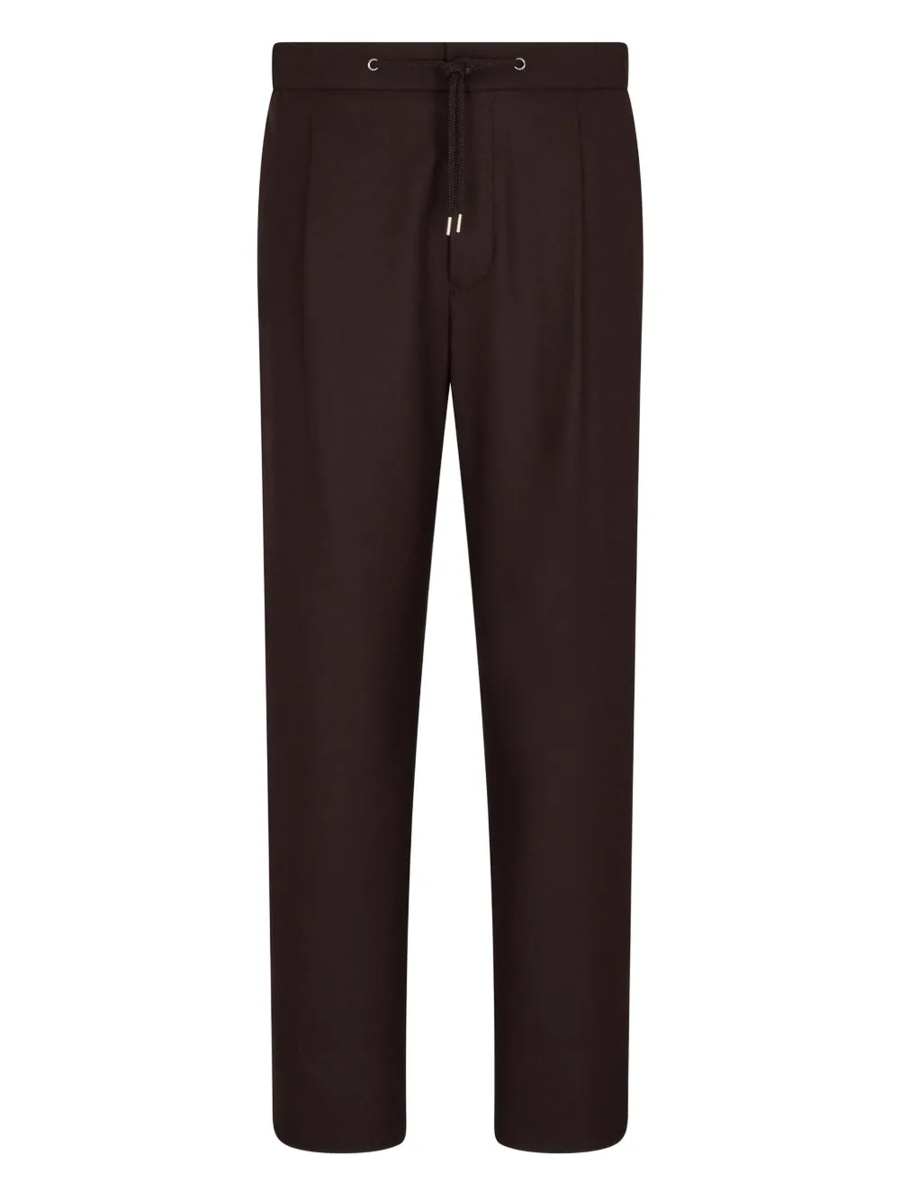 Giorgio Armani drawstring pleated trousers | Brown | Image 1