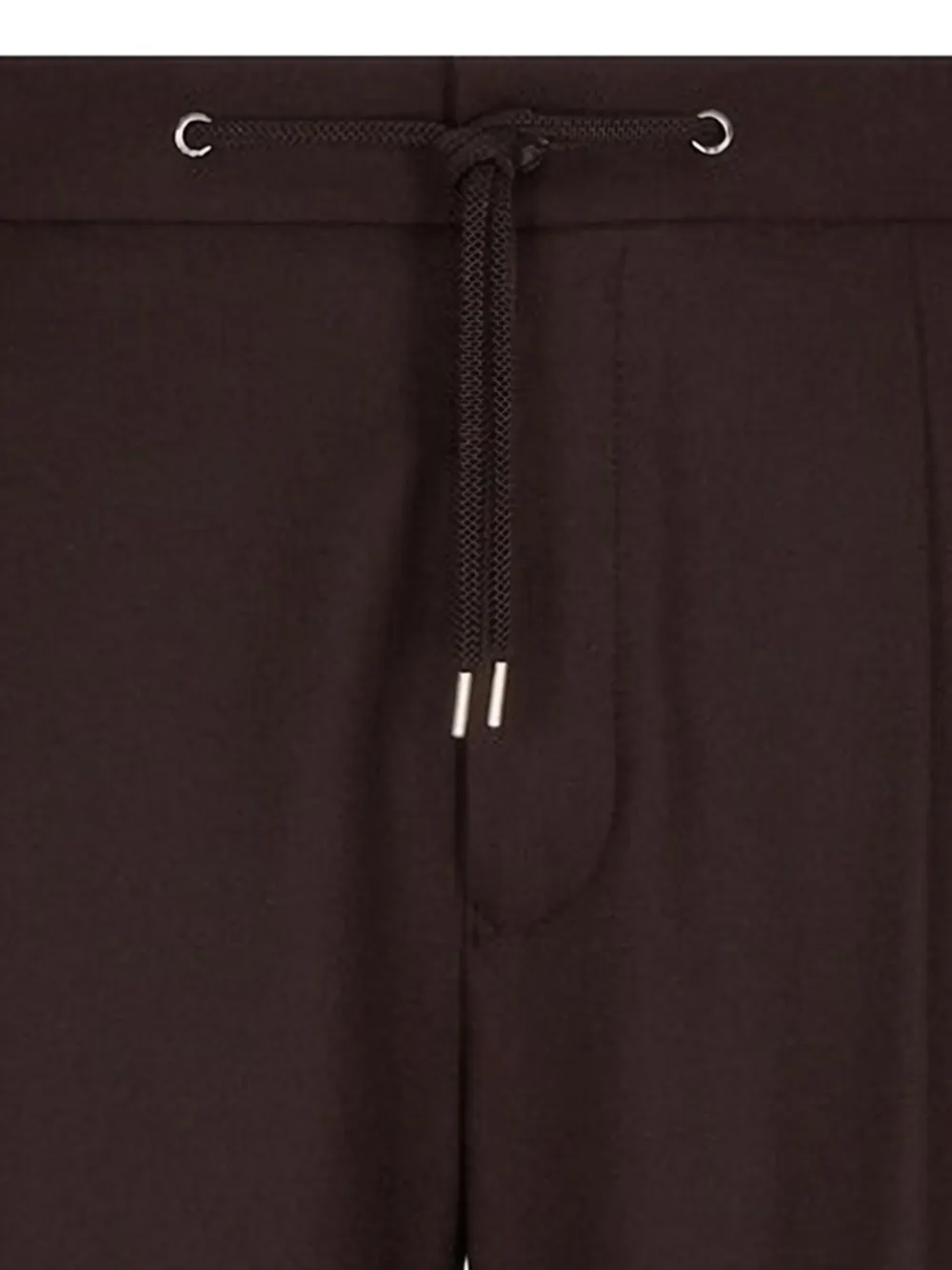 Giorgio Armani drawstring pleated trousers | Regular-Fit & Straight Leg Pants | Image 2
