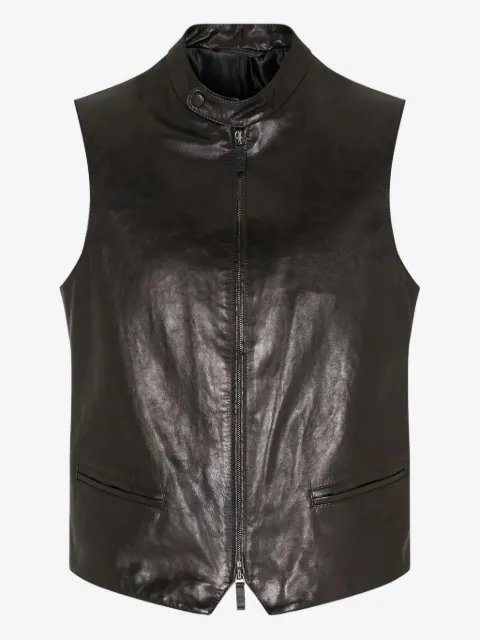 Giorgio Armani chaleco con cierre