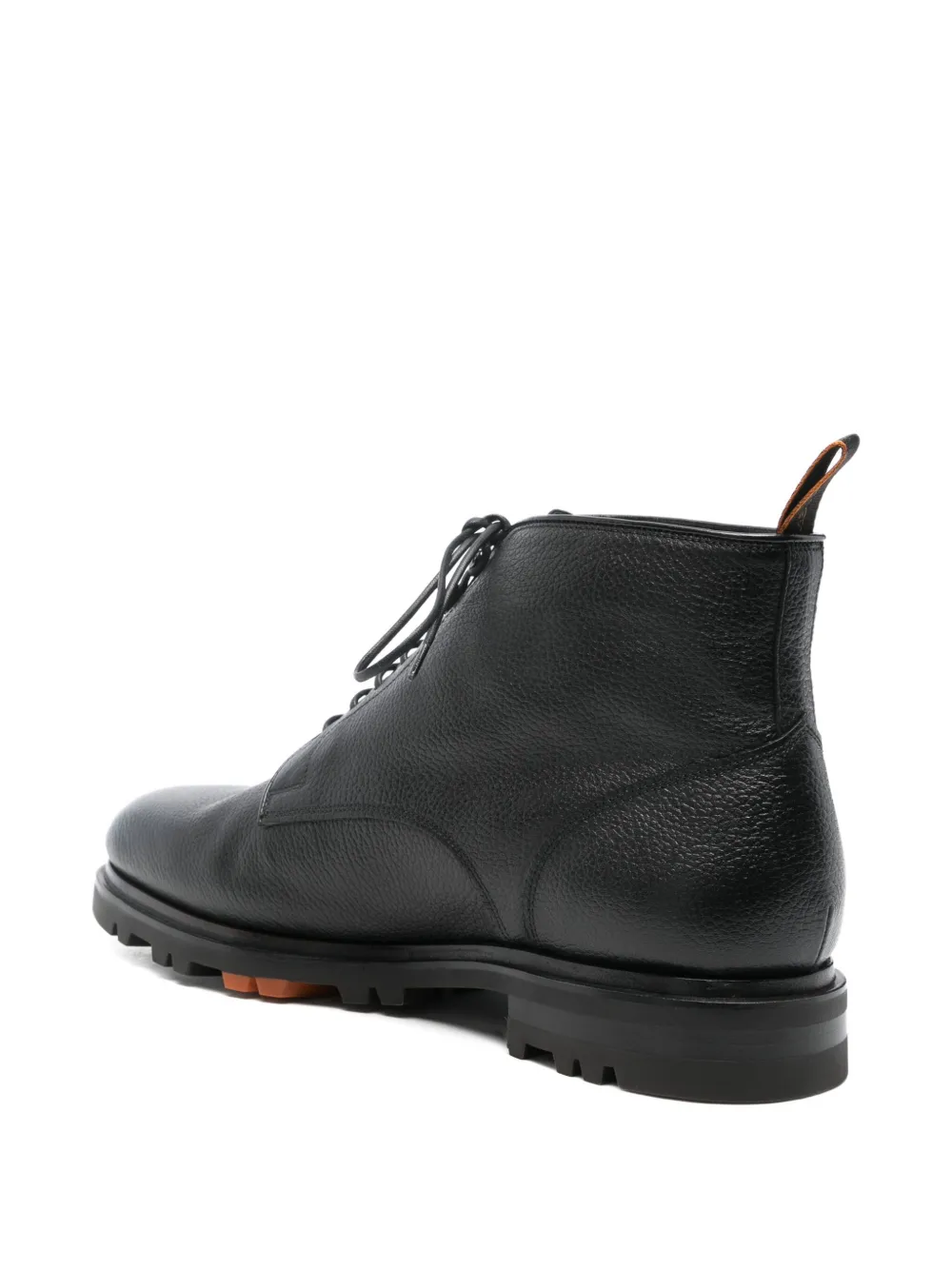 Santoni Logan veterlaarzen N01 BLACK