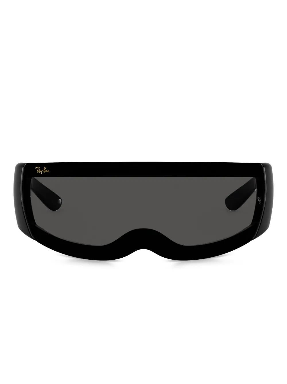 Ray Ban Ultra Wrap Geometric Sunglasses In Black