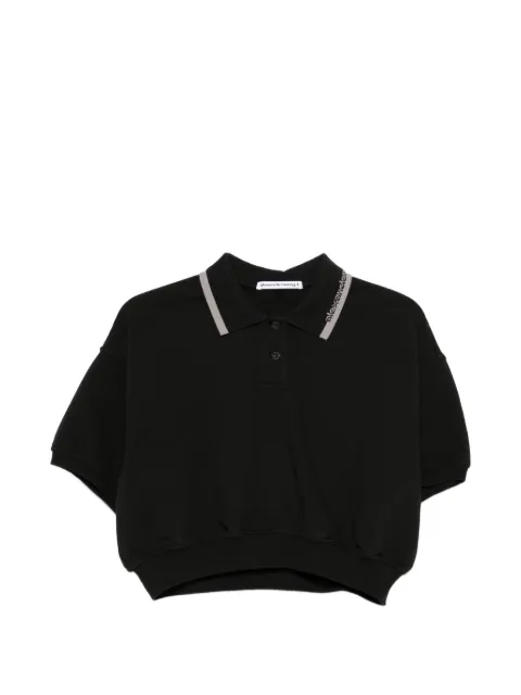 Alexander Wang cropped polo top