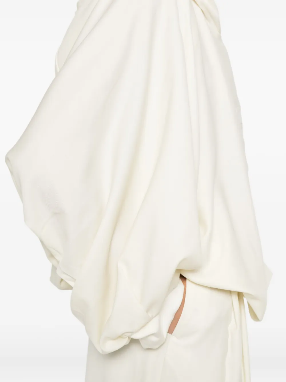 Aya Muse Hoodie met zakdetail Beige