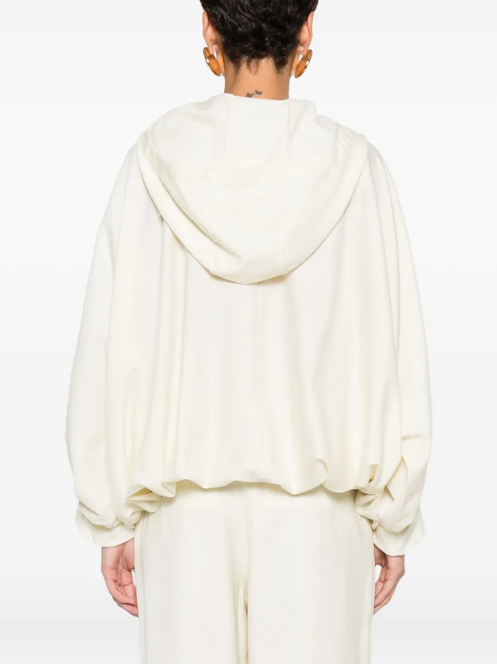 Aya Muse Hoodie met zakdetail Beige