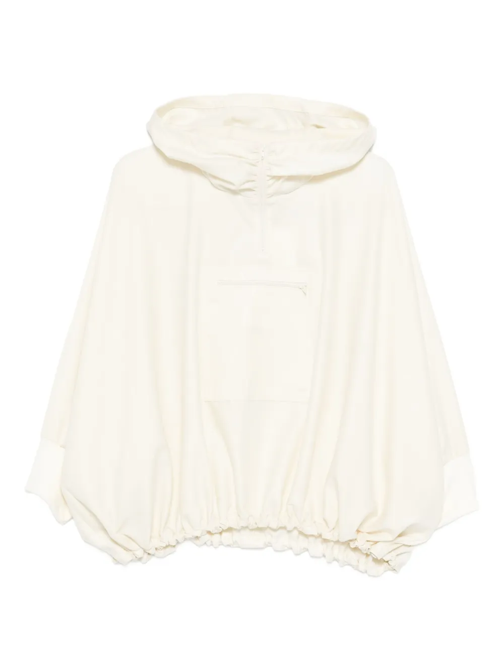 Aya Muse pocket-detail hoodie - Toni neutri