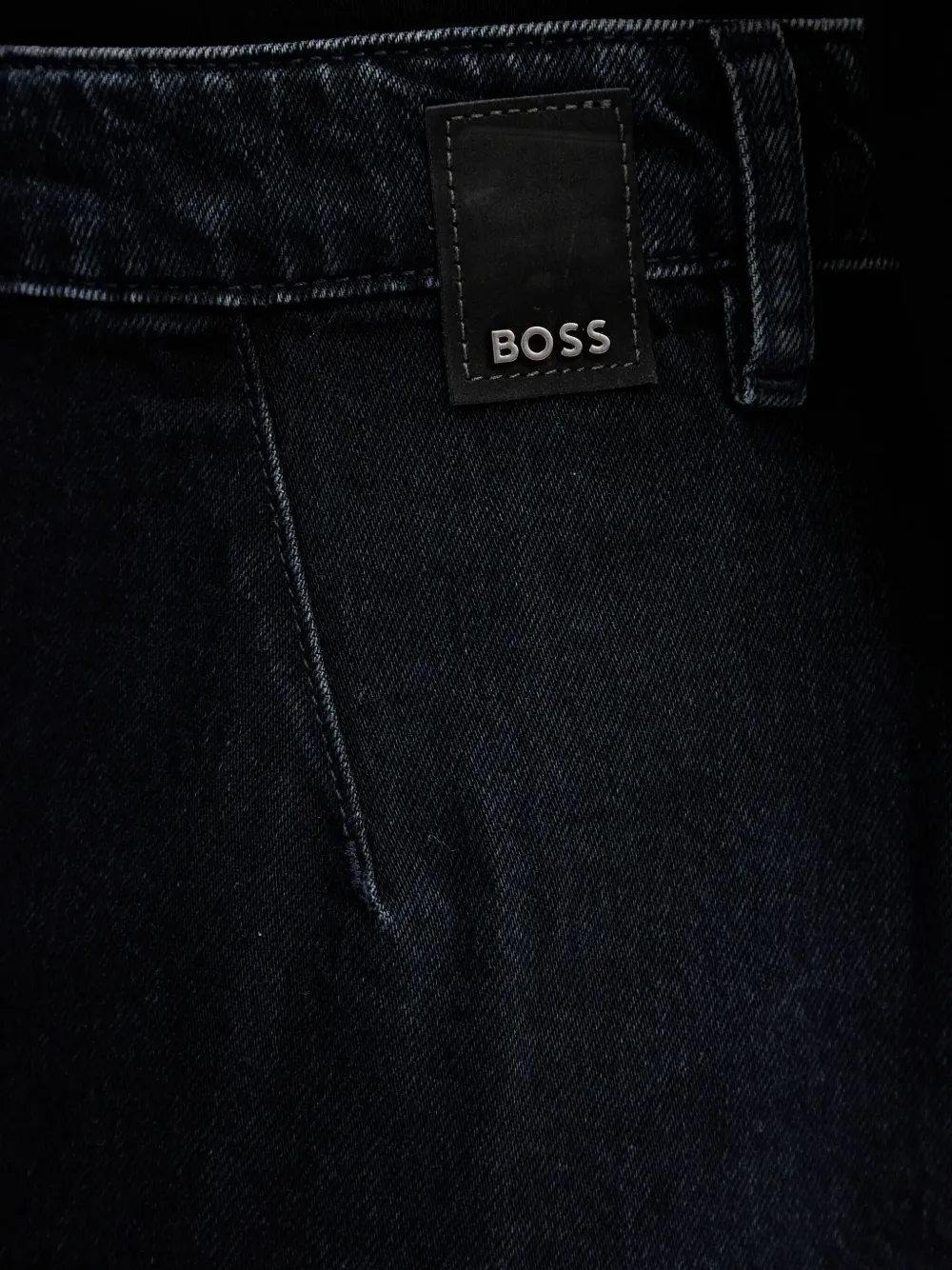 Hugo Boss Front-slit Midi Skirt In Blue