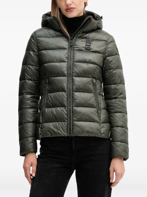 Blauer hooded-neckline padded jacket