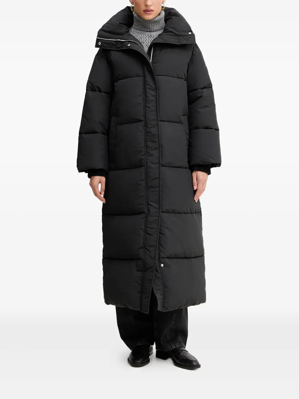 BOSS stand-collar padded coat | Black | Image 1