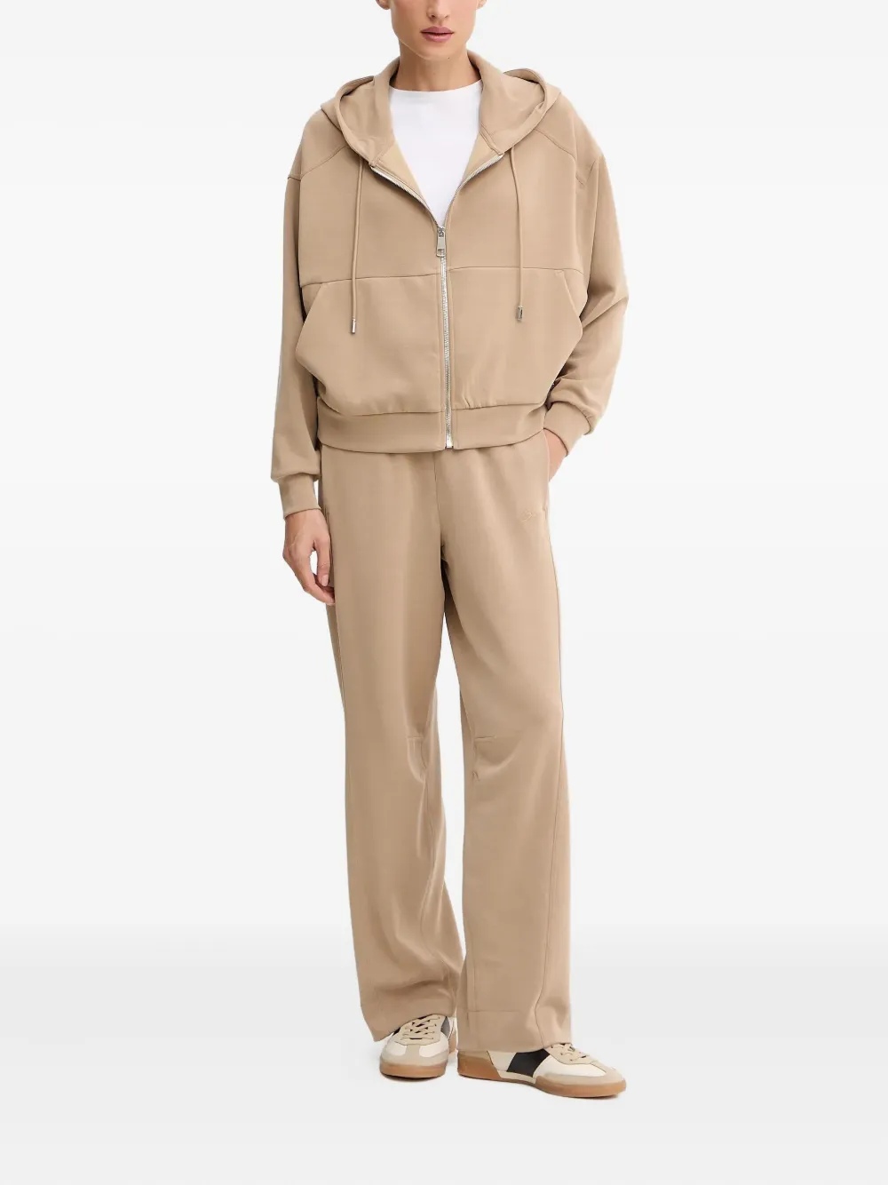 BOSS drawstring-detail track pants - Beige
