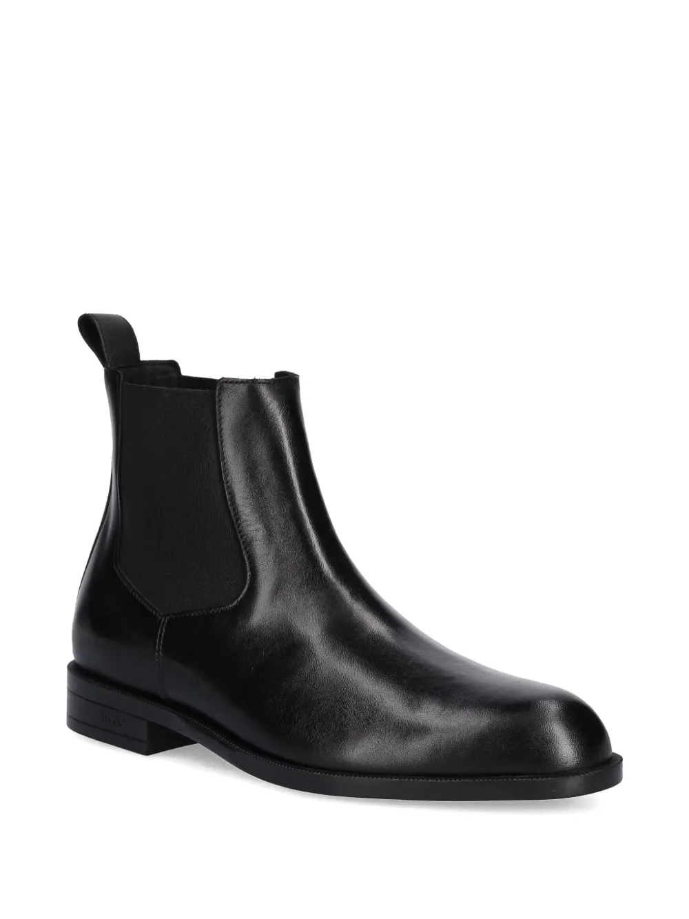 BOSS pull-tab chelsea boots Zwart