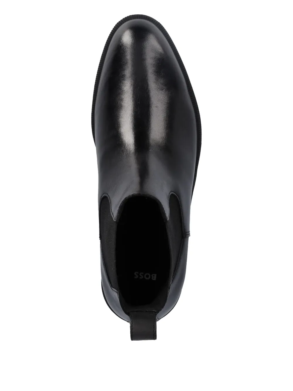 BOSS pull-tab chelsea boots Zwart