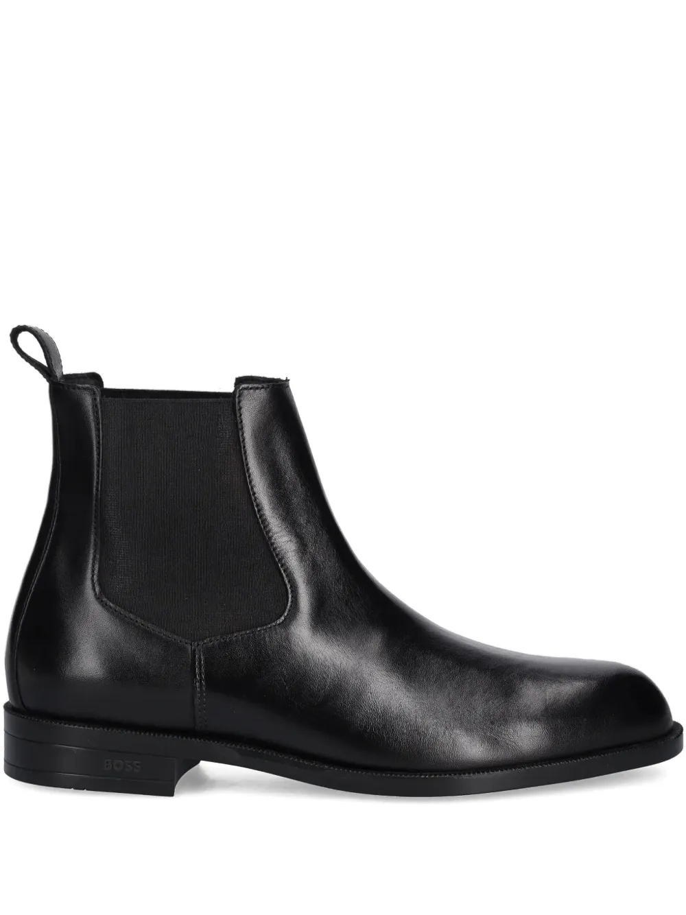 BOSS pull-tab chelsea boots Zwart