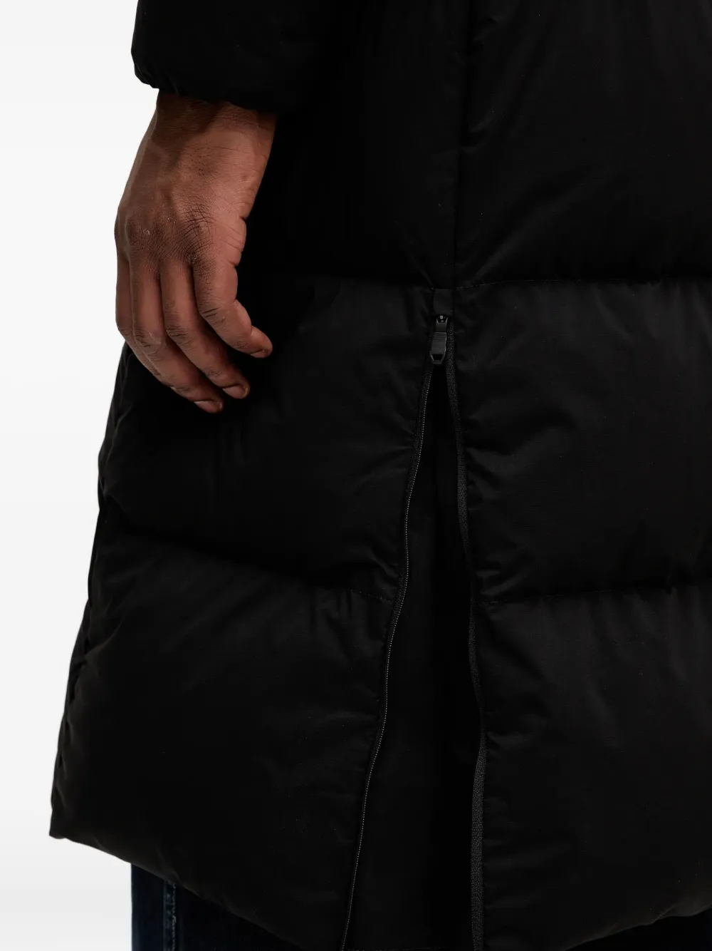 Hugo Boss Riplite Coat Hd Long-sleeve Coat In Black