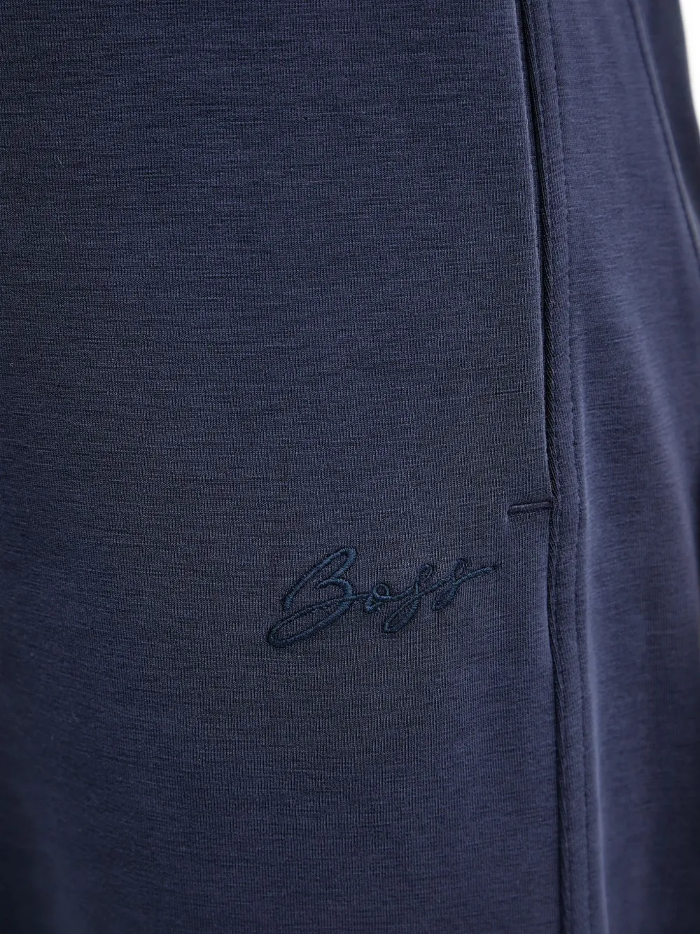 BOSS Trainingsbroek met trekkoord-detail Blauw