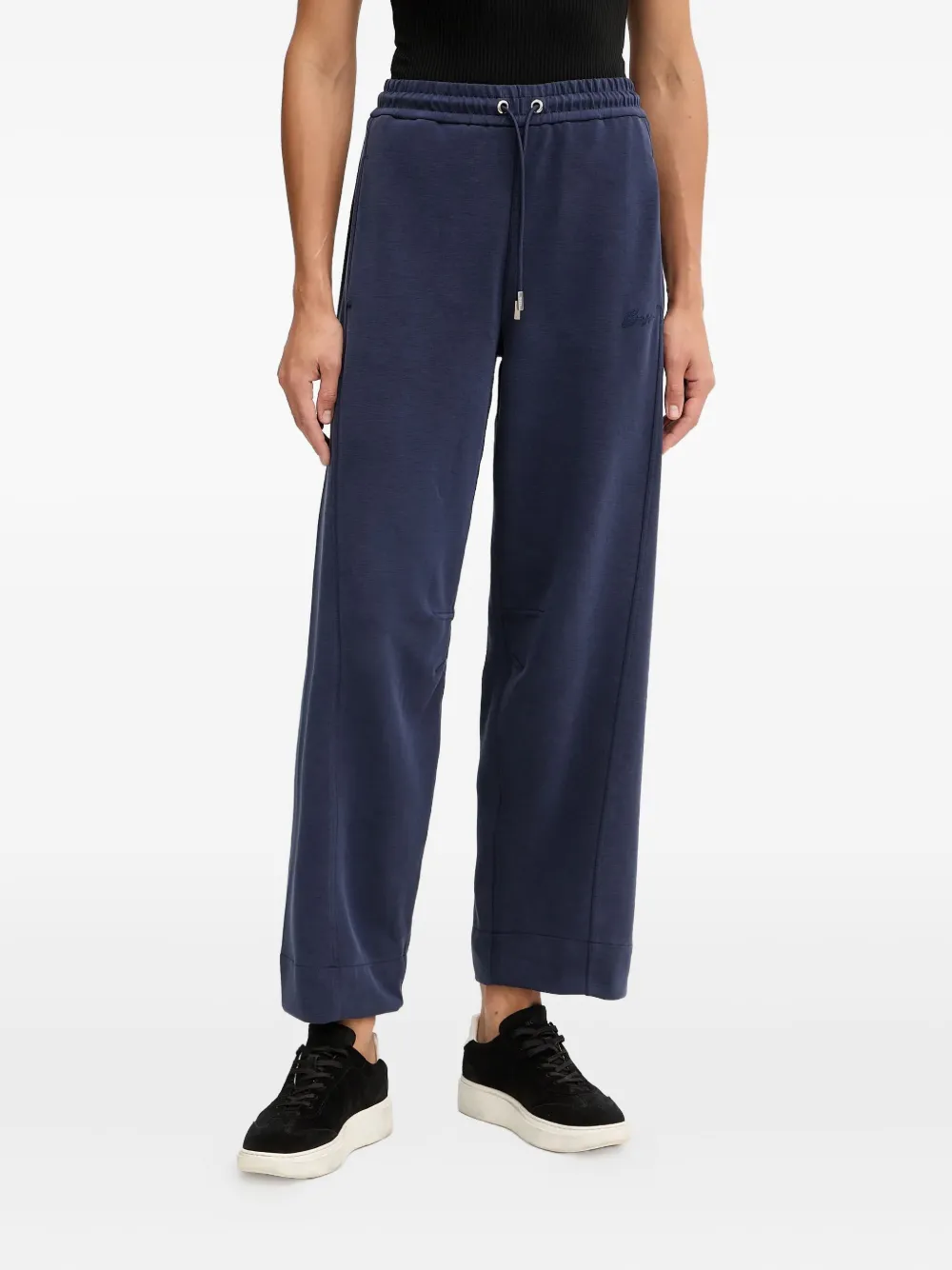 BOSS drawstring-detail track pants | Blue | Image 1