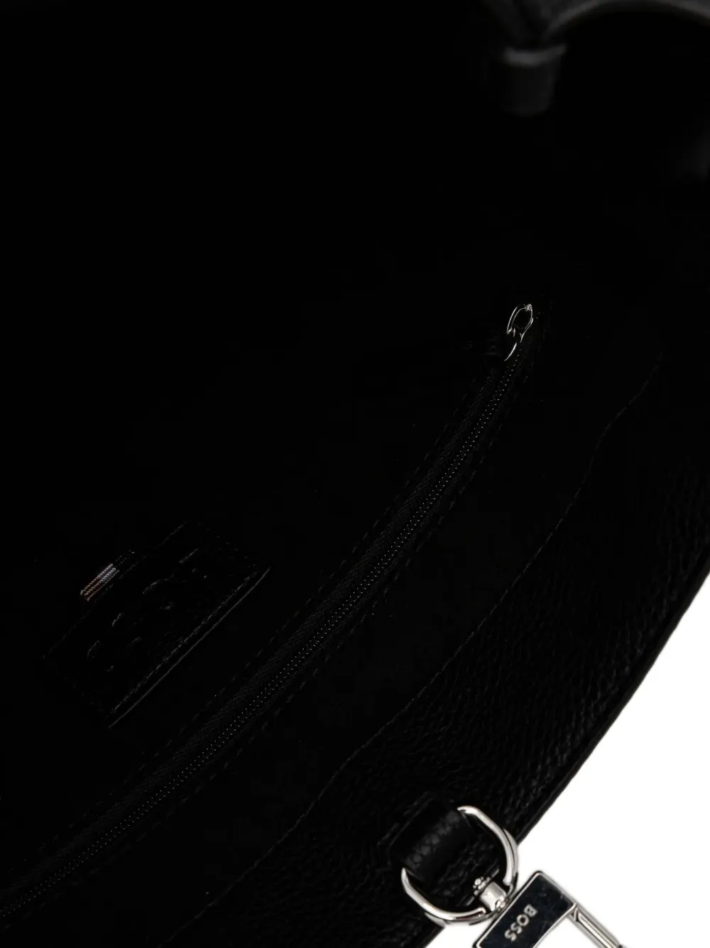 BOSS Shopper met logo Zwart