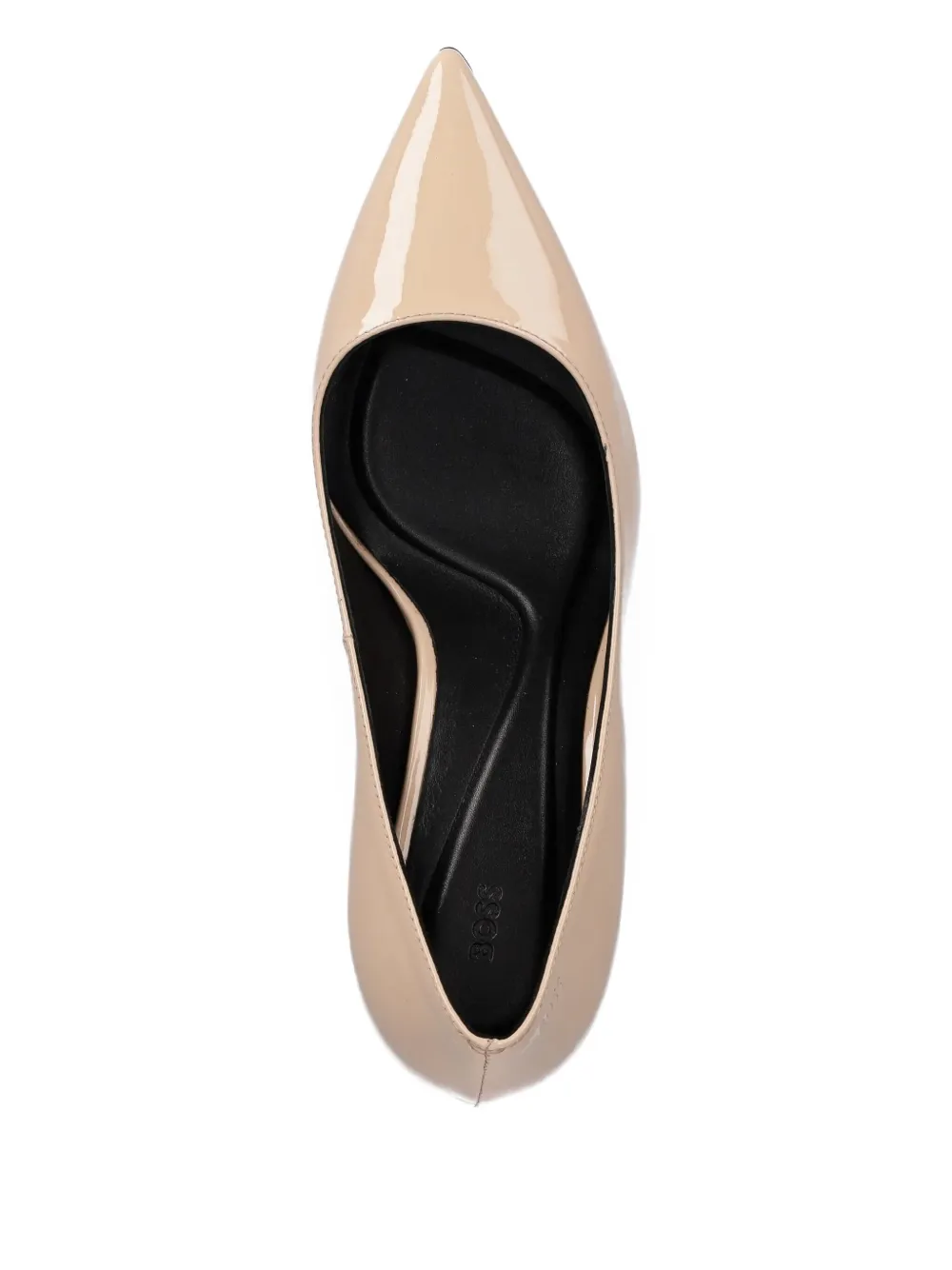 BOSS 70 mm pumps met stilettohak en puntige neus Beige