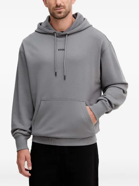 BOSS hoodie à logo brodé