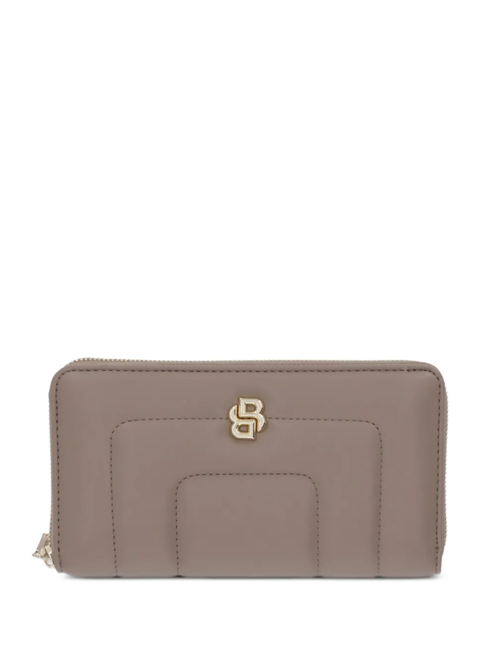 BOSS logo-plaque wallet - Toni neutri
