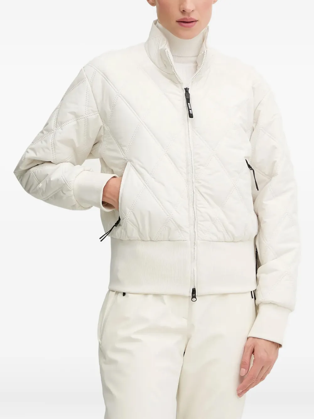 BOSS Gesteppte Marla Skijacke - Weiß