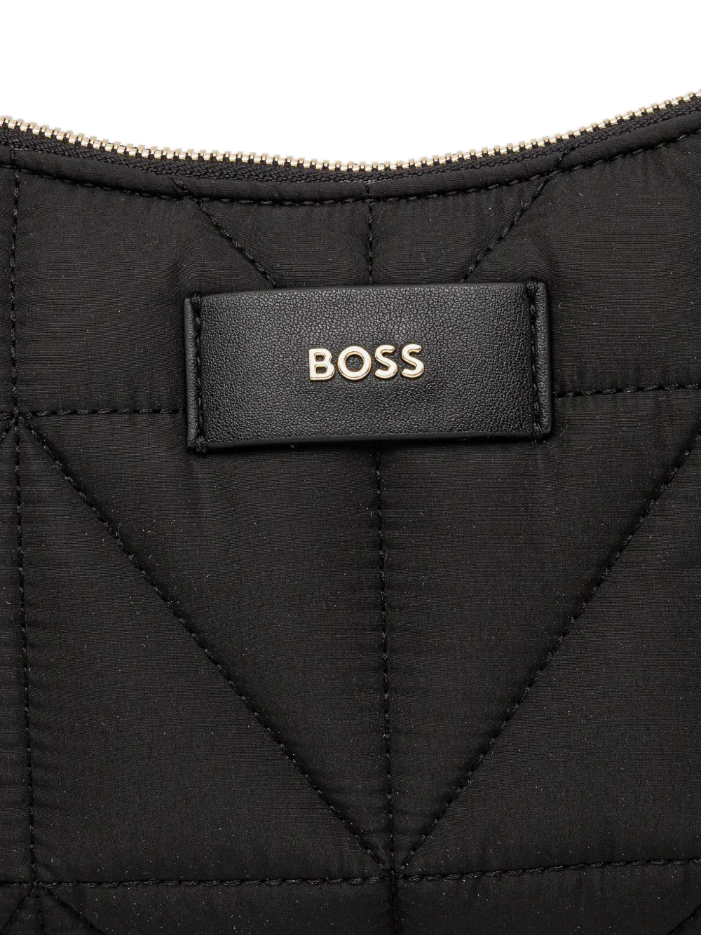 Hugo Boss Quilted Cross Body Bag In Black