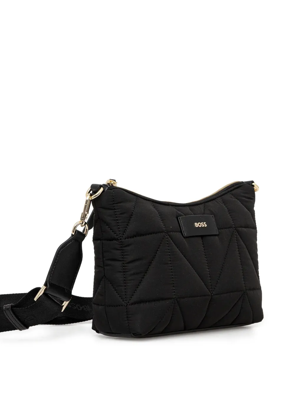 BOSS Gewatteerde crossbodytas Zwart