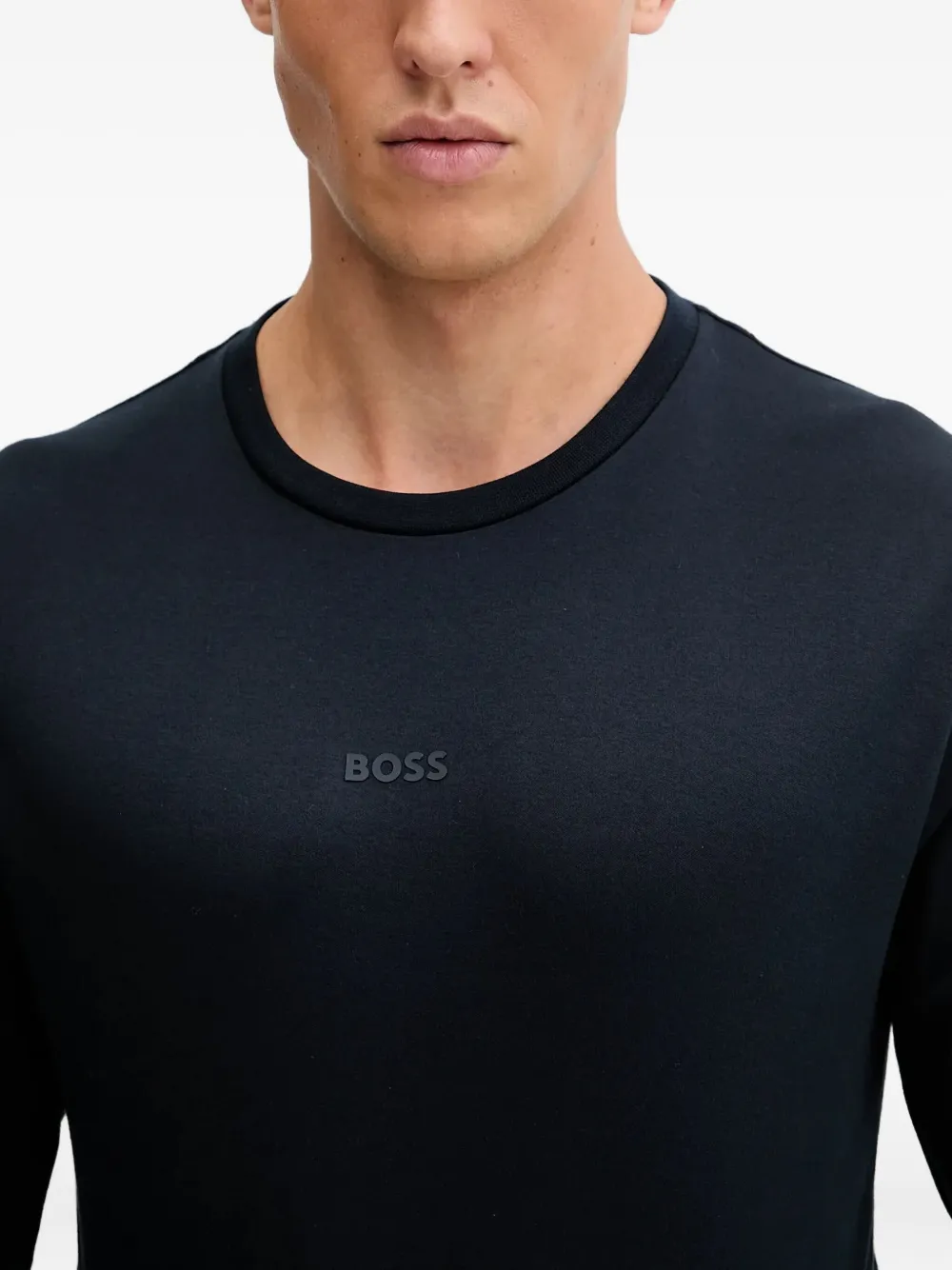 BOSS Pyjama met patroon Blauw