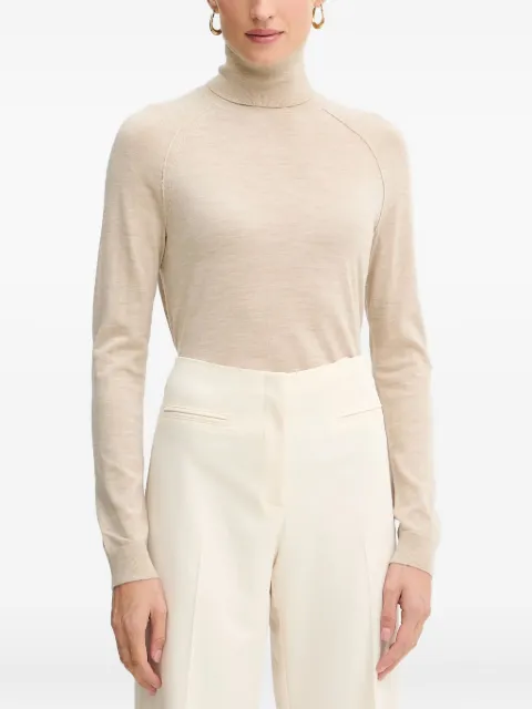 BOSS roll-neck long-sleeve sweater