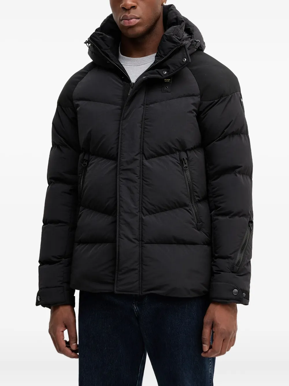 Blauer hooded jacket | Black | Image 1