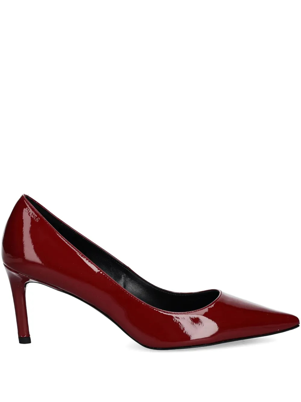 Hugo Boss 7mm Pointed-toe Pumps In Red