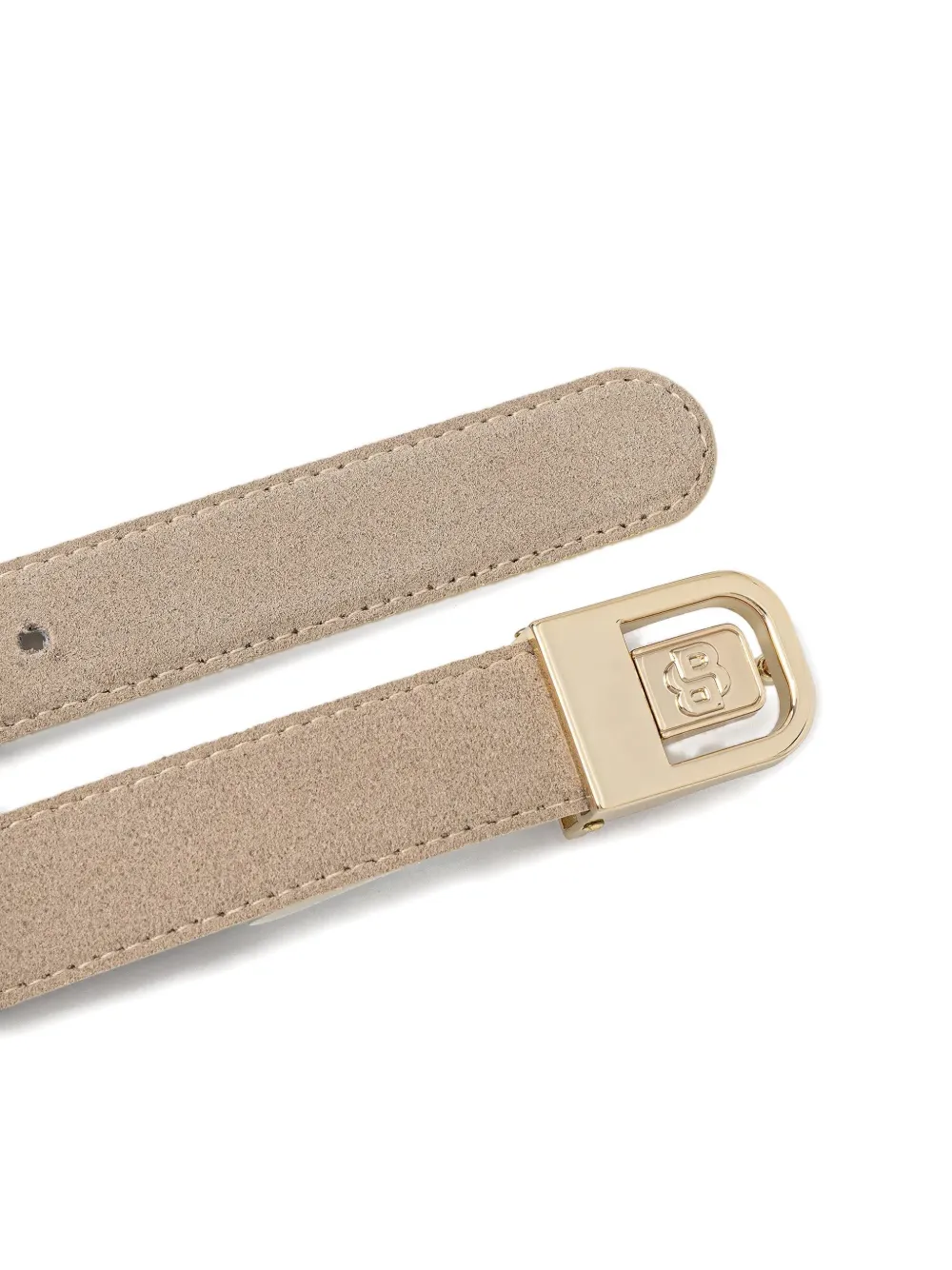 BOSS Gespriem met logo - Beige