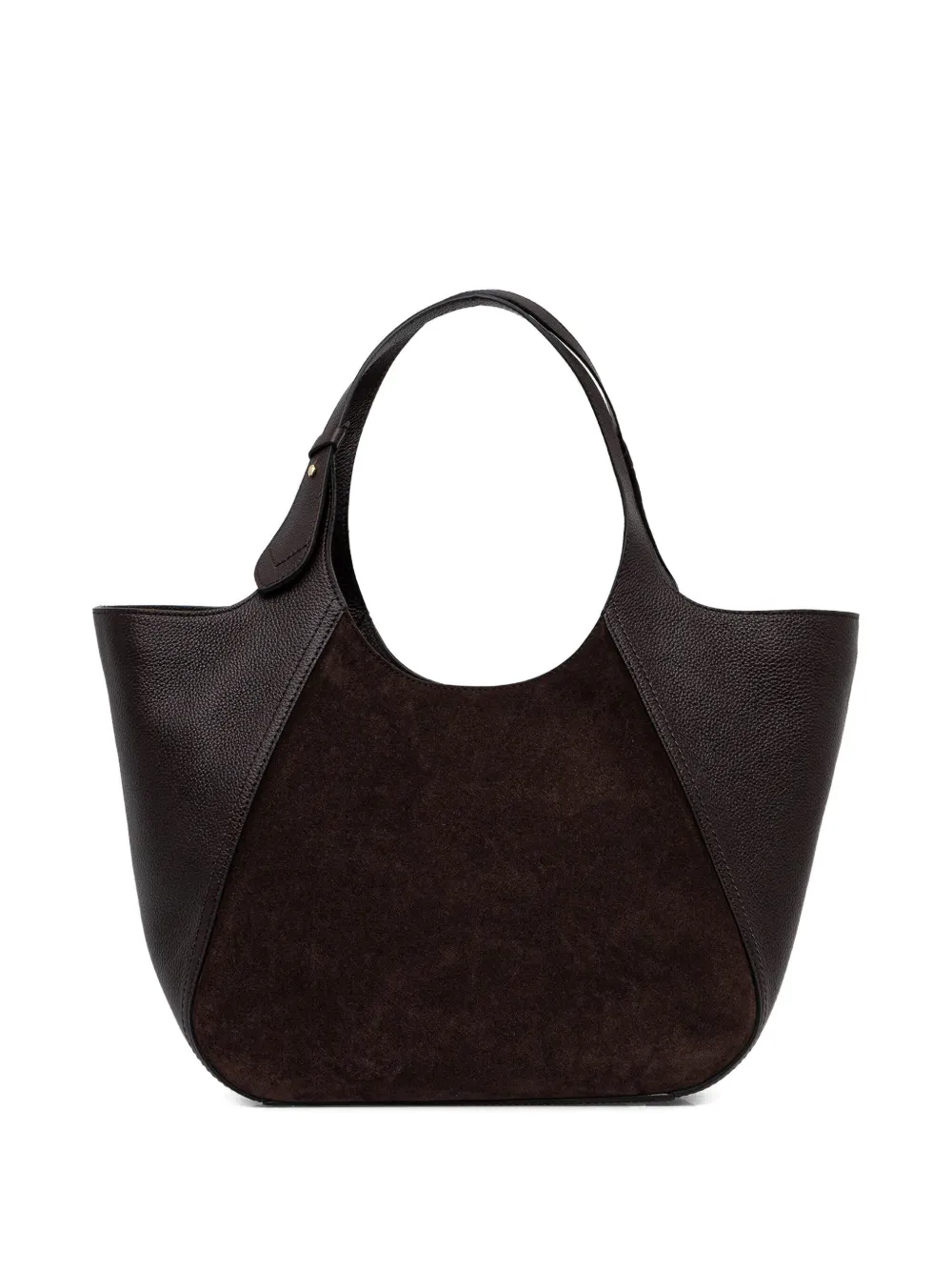 BOSS Shopper met suède vlakken - Bruin