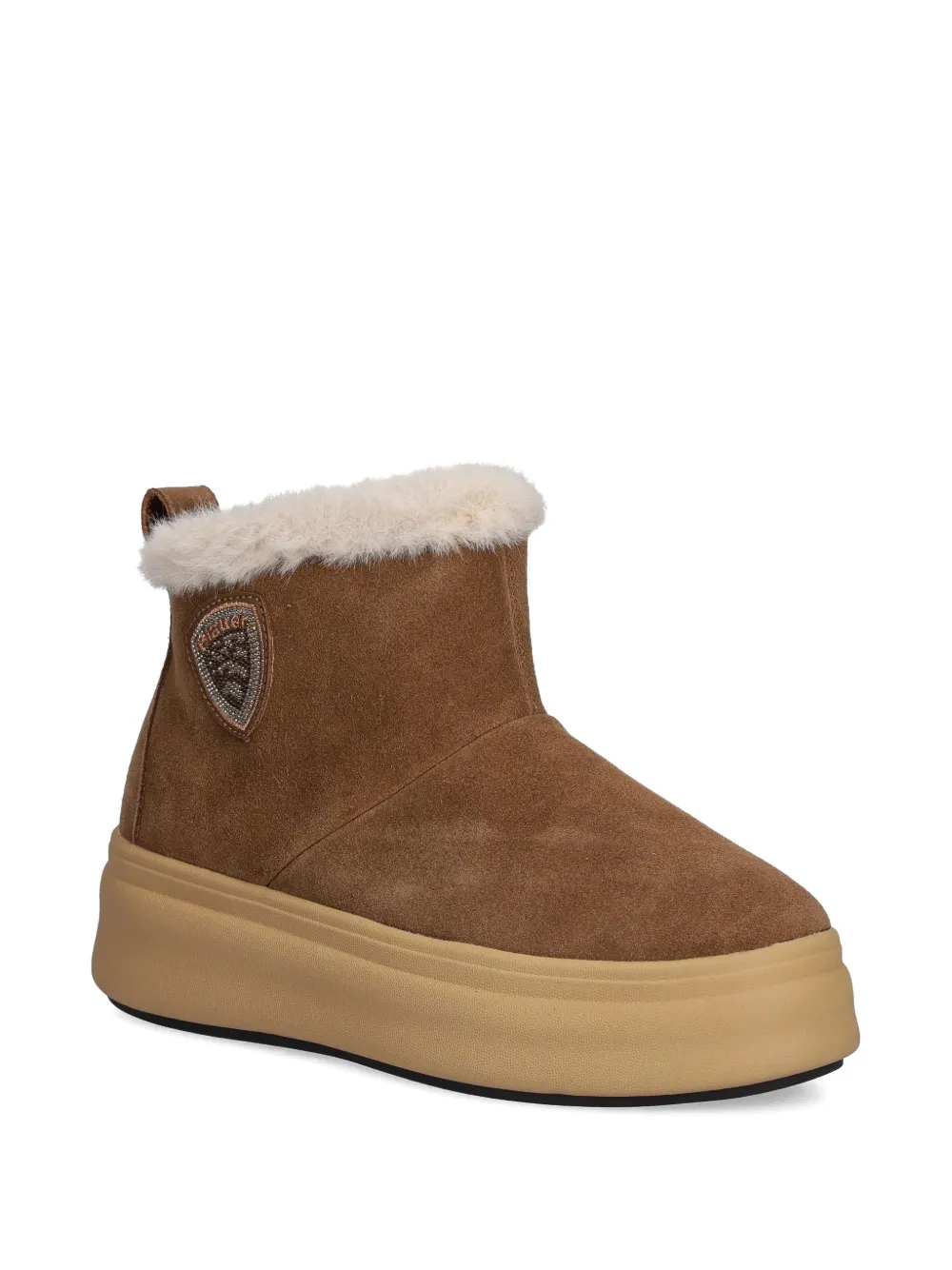 Blauer Emery02 laarzen met afwerking Bruin